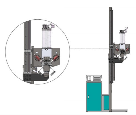 डबल ग्लास प्रसंस्करण के लिए स्वचालित आणविक चलनी भरने की मशीन