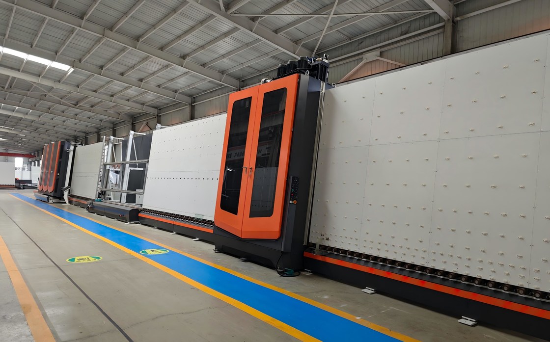 डबल ग्लेज़िंग इन्सुलेट ग्लास उत्पादन लाइन जंबो आकार 3300 * 7000 मिमी