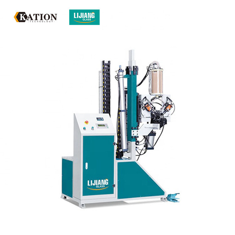 खोखले ग्लास 0.5- 0.9 मिमी के लिए स्वत: स्पेसर फ्रेम Desiccant भरने की मशीन