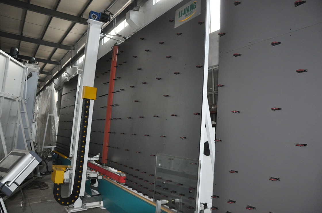 स्वत: ऊर्ध्वाधर ग्लास एज पीस मशीन के साथ CE इन्सुलेट ग्लास उत्पादन के लिए