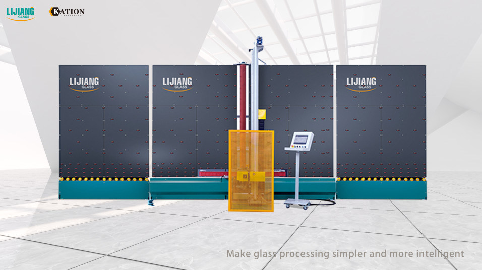 स्वत: ऊर्ध्वाधर ग्लास एज पीस मशीन के साथ CE इन्सुलेट ग्लास उत्पादन के लिए