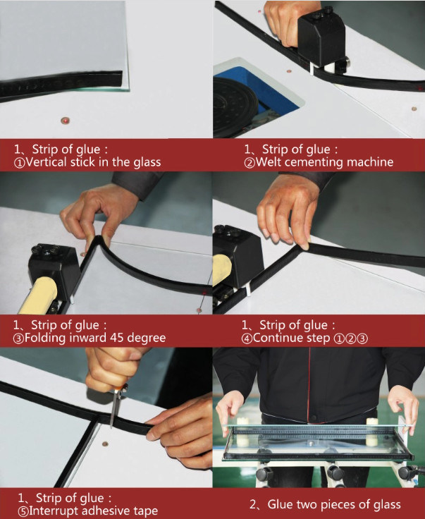 इन्सुलेट ग्लास उत्पादन सामग्री गर्म धार Thechnolgy Butyl एल्यूमीनियम स्पेसर कोई दूसरी सील की जरूरत है