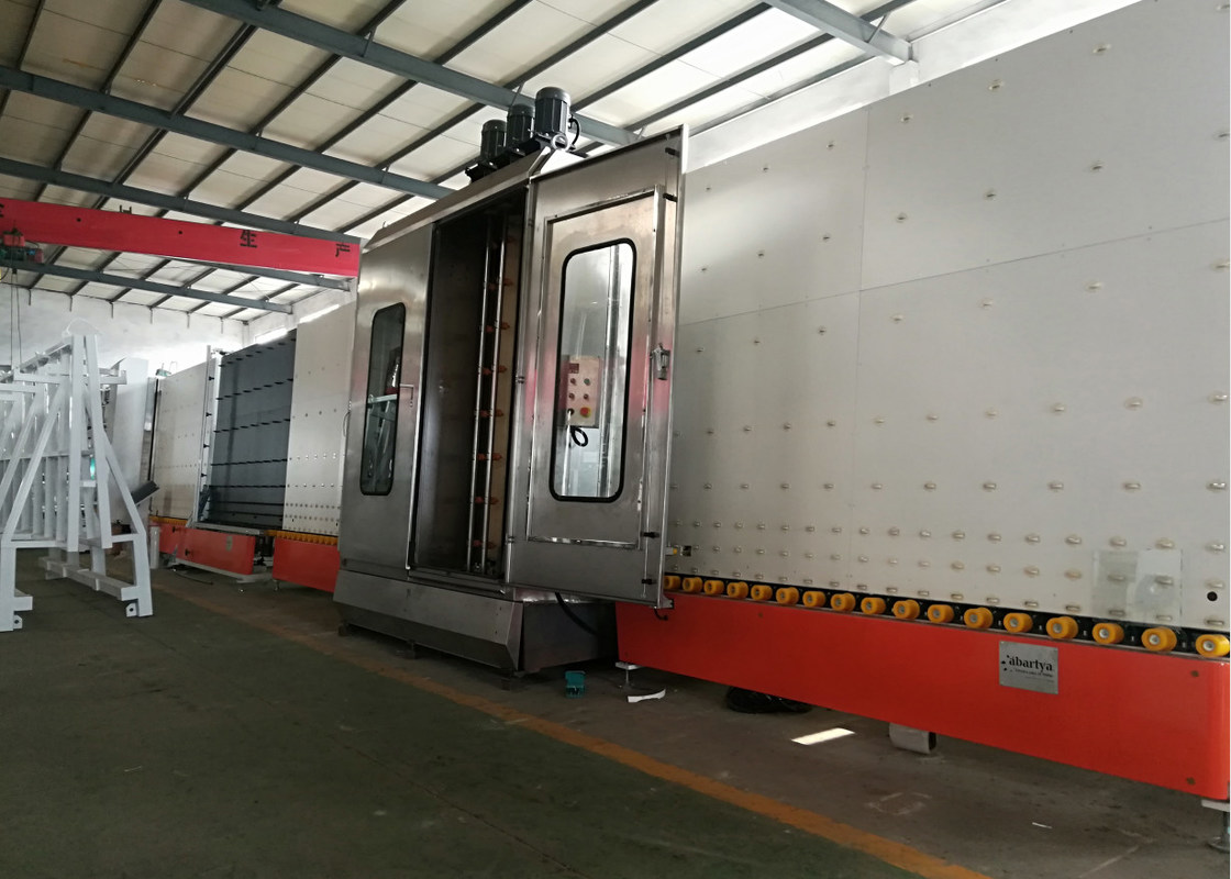 वर्टिकल इंसुलेटिंग ग्लास प्रोडक्शन लाइन थ्री-ग्लास टू-कैविटी वार्म साइड स्ट्रिप स्पेसर