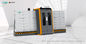 स्टेनलेस स्टील बॉक्स 15 मिमी ऊर्ध्वाधर ग्लास वॉशिंग मशीन