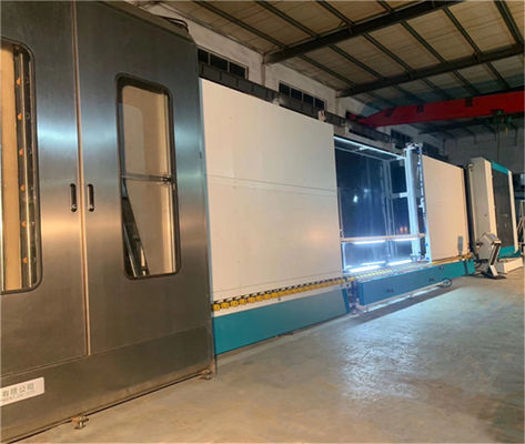 डबल ग्लास प्रसंस्करण के लिए 280x450 मिमी ऊर्ध्वाधर इन्सुलेट ग्लास उत्पादन लाइन