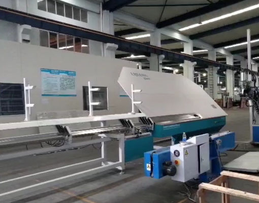 ग्लास प्रसंस्करण के लिए स्वचालित एल्यूमिनियम स्पेसर बार्स काटने और झुकने की मशीन